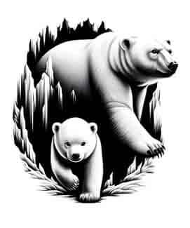 Polar Bear - Instant Digital Download