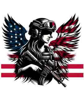 Bling Art Tribal Tattoo Instant Digital Download - American Patriot - Phoenix Eagle 1
