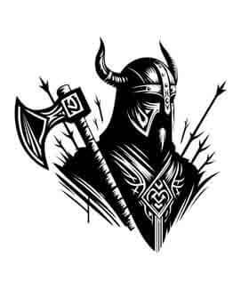 Norse Warrior - Instant Digital Download