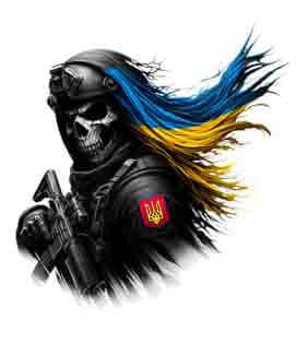 Bling Art Tribal Tattoo Instant Digital Download - Ukrainian Patriot - Sacrifice 1
