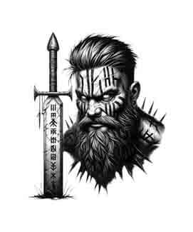 Viking Man - Instant Digital Download
