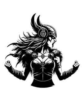 Viking Fierce Valkyrie - Vow - Instant Digital Download