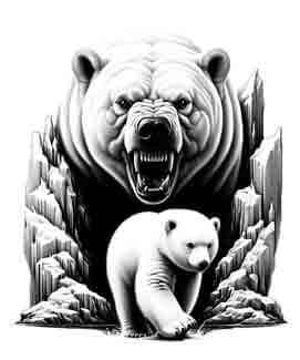 Polar Bear - Instant Digital Download