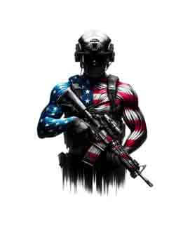 Bling Art Tribal Tattoo Instant Digital Download - American Patriot - Visionary 1