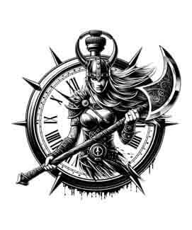 Viking Warrior Shield Maiden Destiny - Instant Digital Download