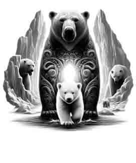 Polar Bear - Instant Digital Download