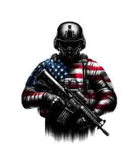 Bling Art Tribal Tattoo Instant Digital Download - American Patriot - Icon 1