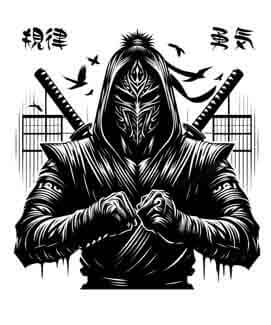 Japanese Samurai Ninja - Instant Digital Download