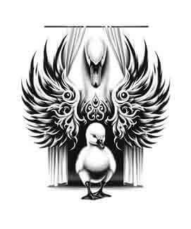 Swan Family - Instant Digital Download