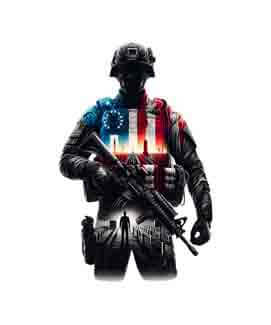 American Patriot Raven - The Fallen - Instant Digital Download