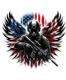 Bling Art Tribal Tattoo Instant Digital Download - American Patriot - Eagle Symbolic 1