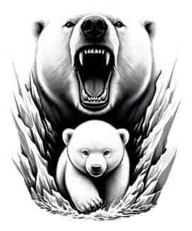 Polar Bear - Instant Digital Download