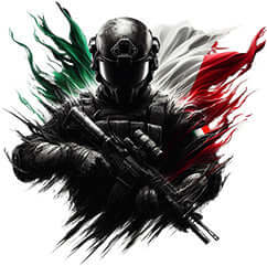 Bling Art Tribal Tattoo Instant Digital Download - Italian Patriot - Cognizant 1