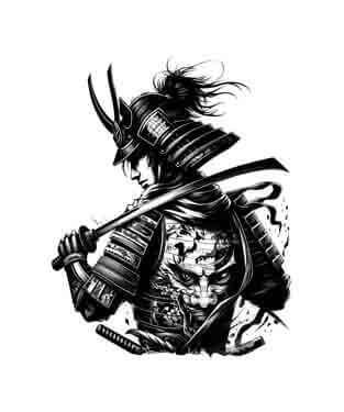 Japanese Samurai - Miki - Instant Digital Download