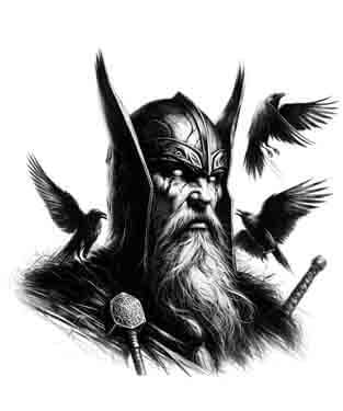 Viking Odin - Honoured - Instant Digital Download