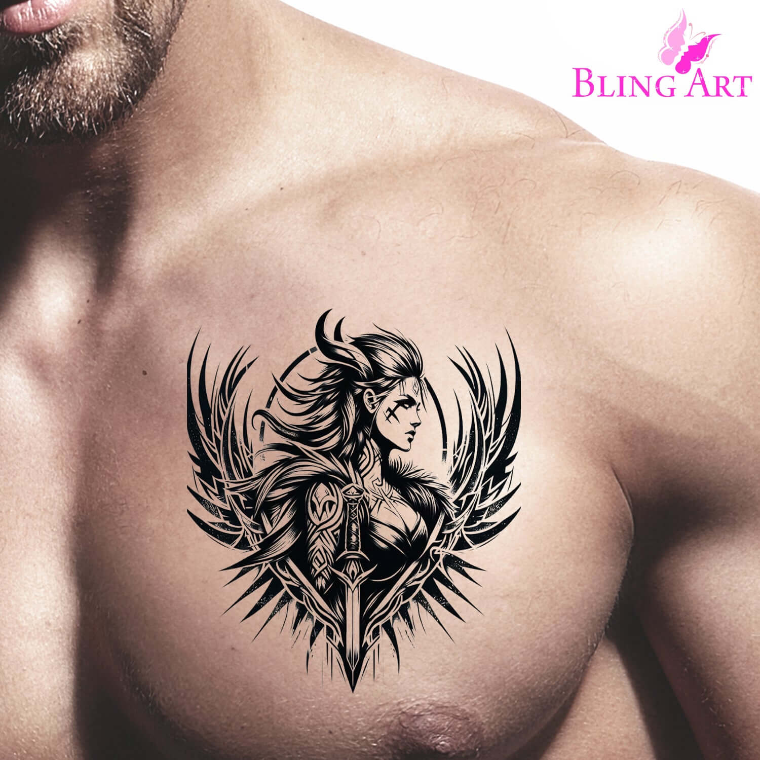 Viking Emblem - Valorous Crest - Instant Digital Download