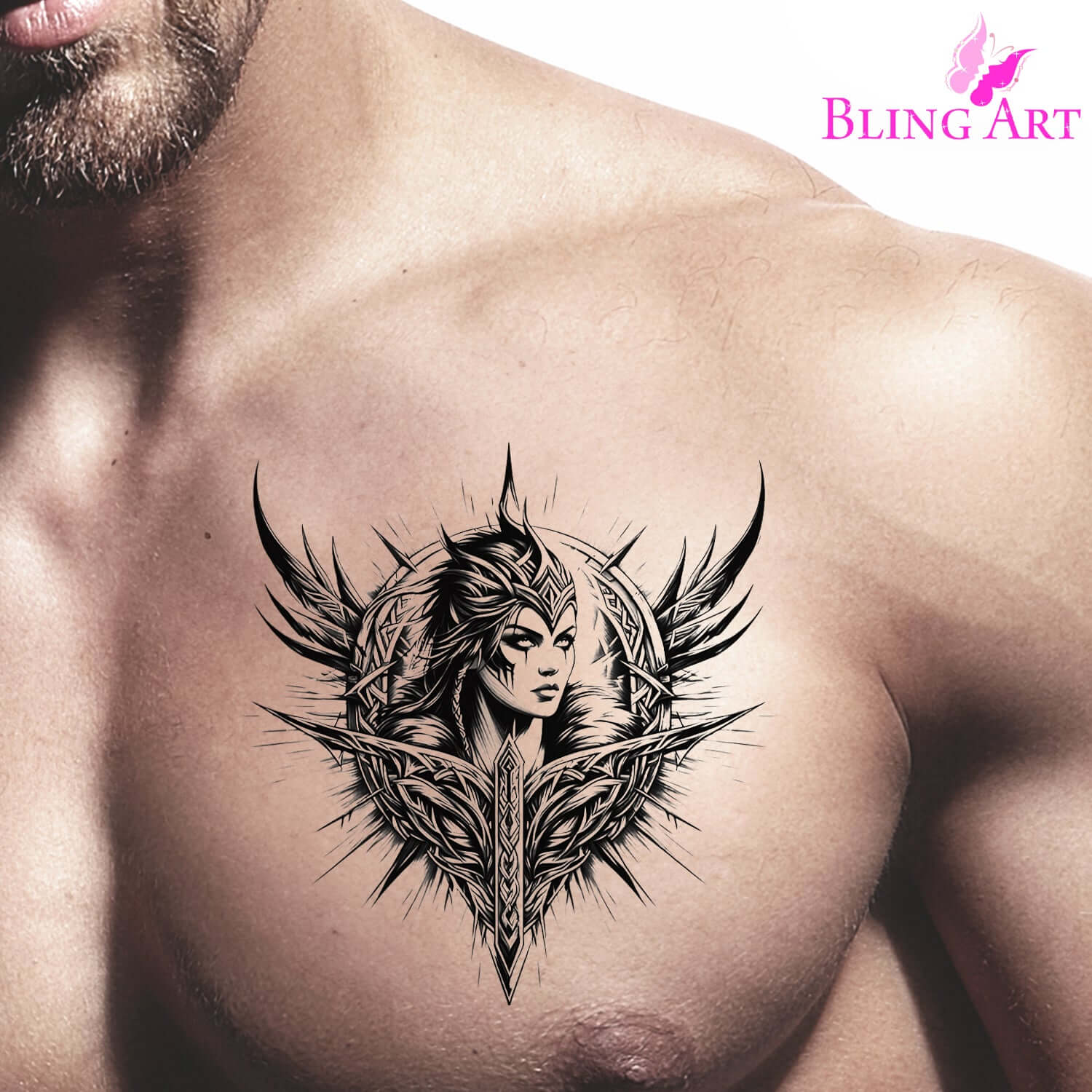 Viking Emblem - Silent Threat - Instant Digital Download