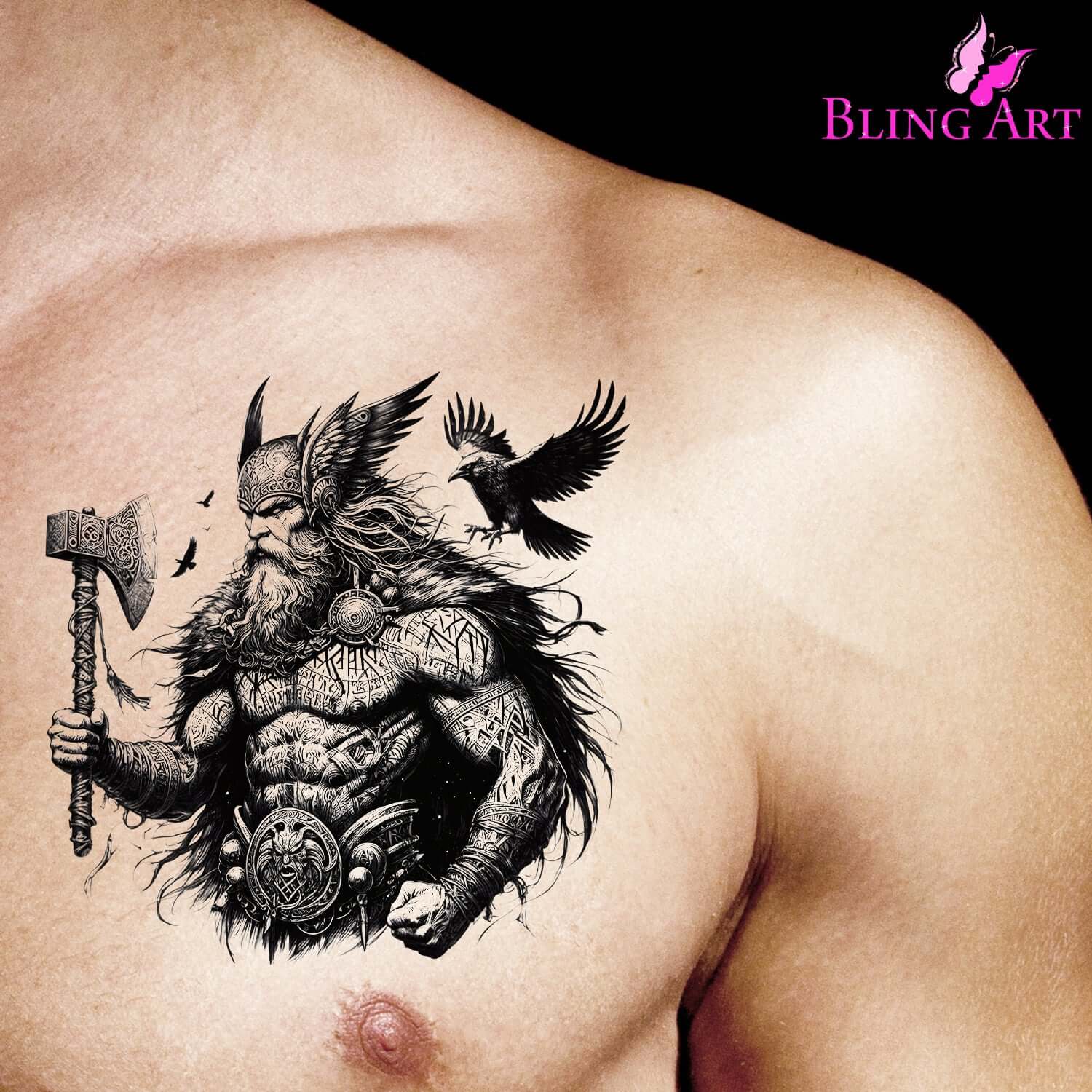 Viking Odin - Invincible - Instant Digital Download