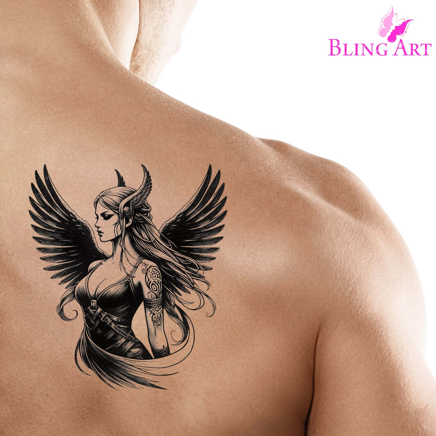Viking Valkyrie - Winged Protector - Instant Digital Download