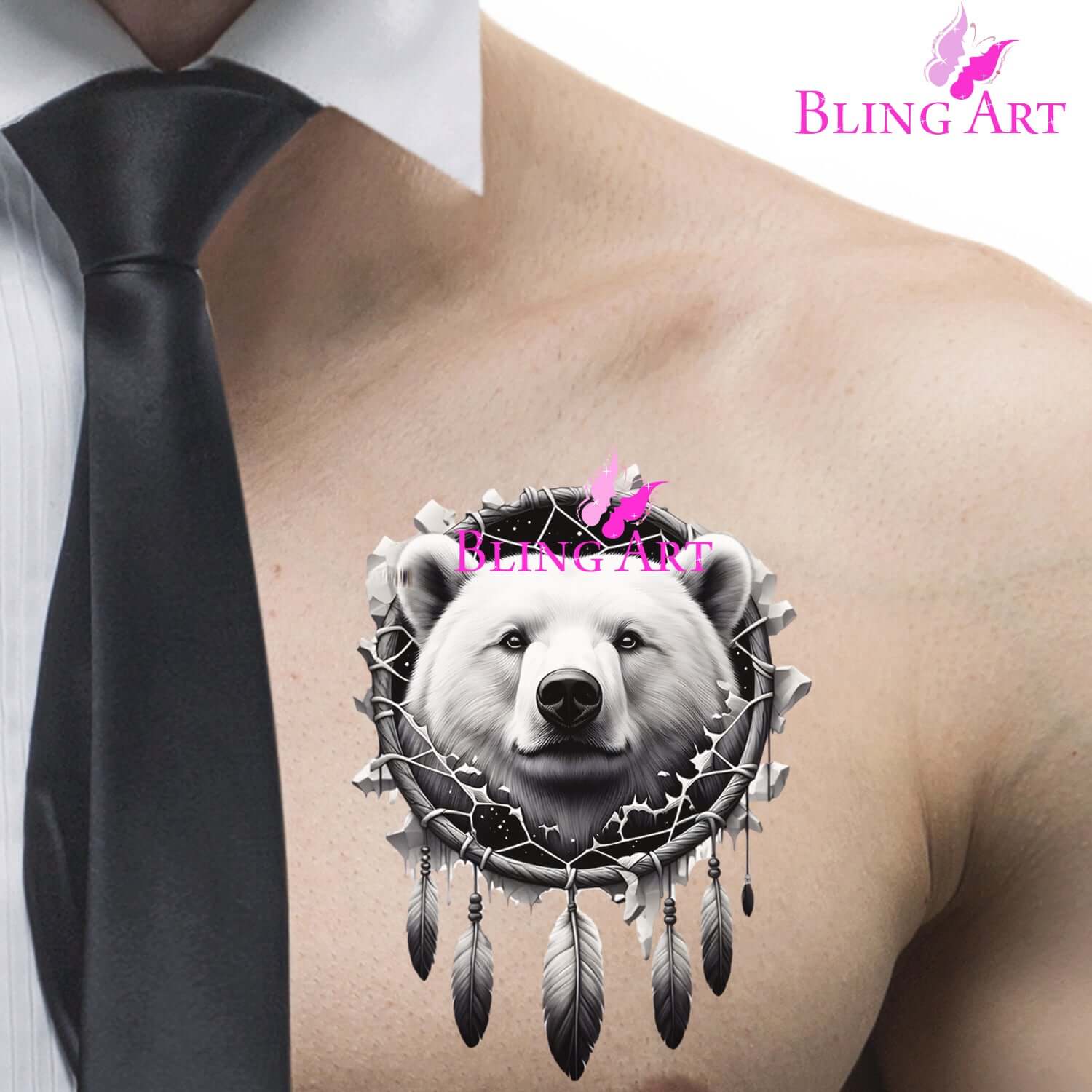 Dreamcatcher Bear - Majesty - Instant Digital Download