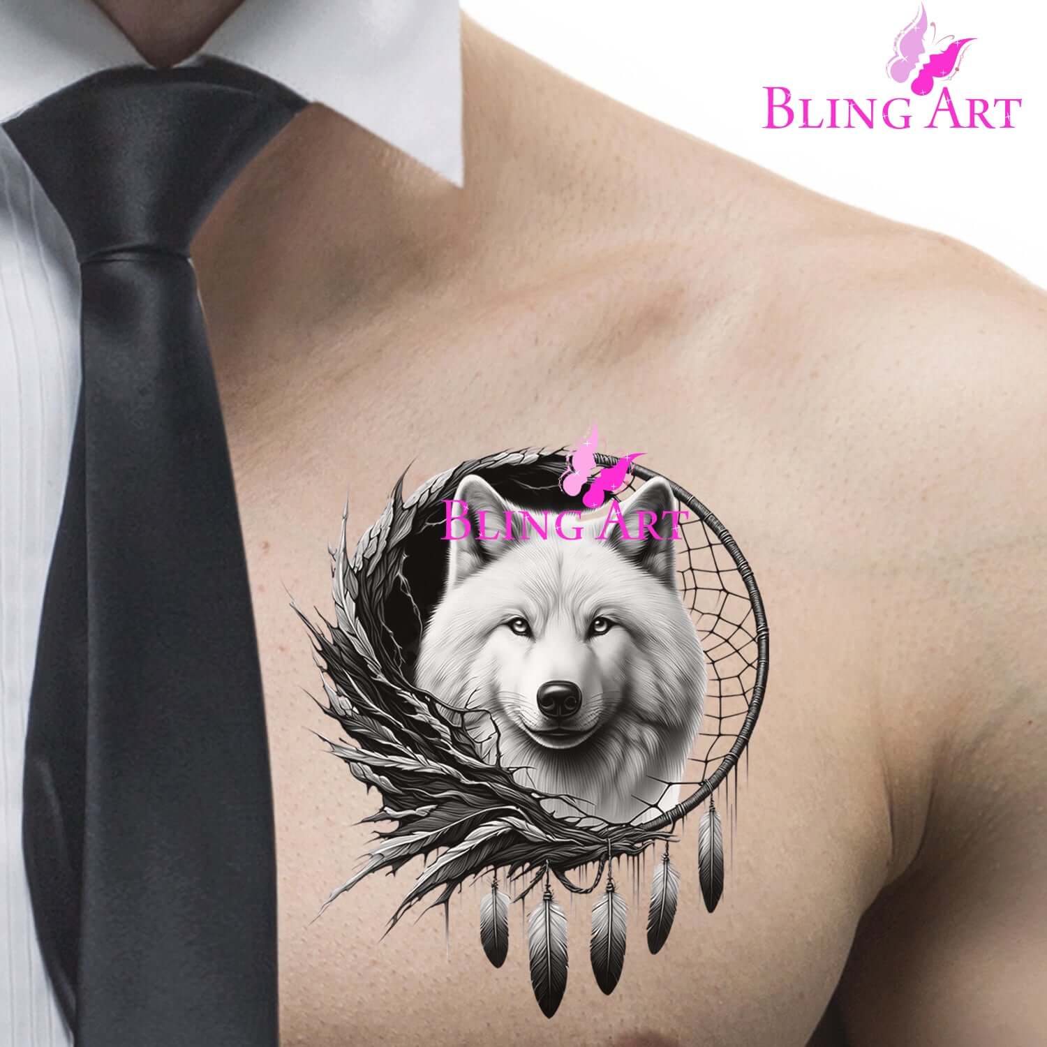 Dreamcatcher Wolf - Instant Digital Download