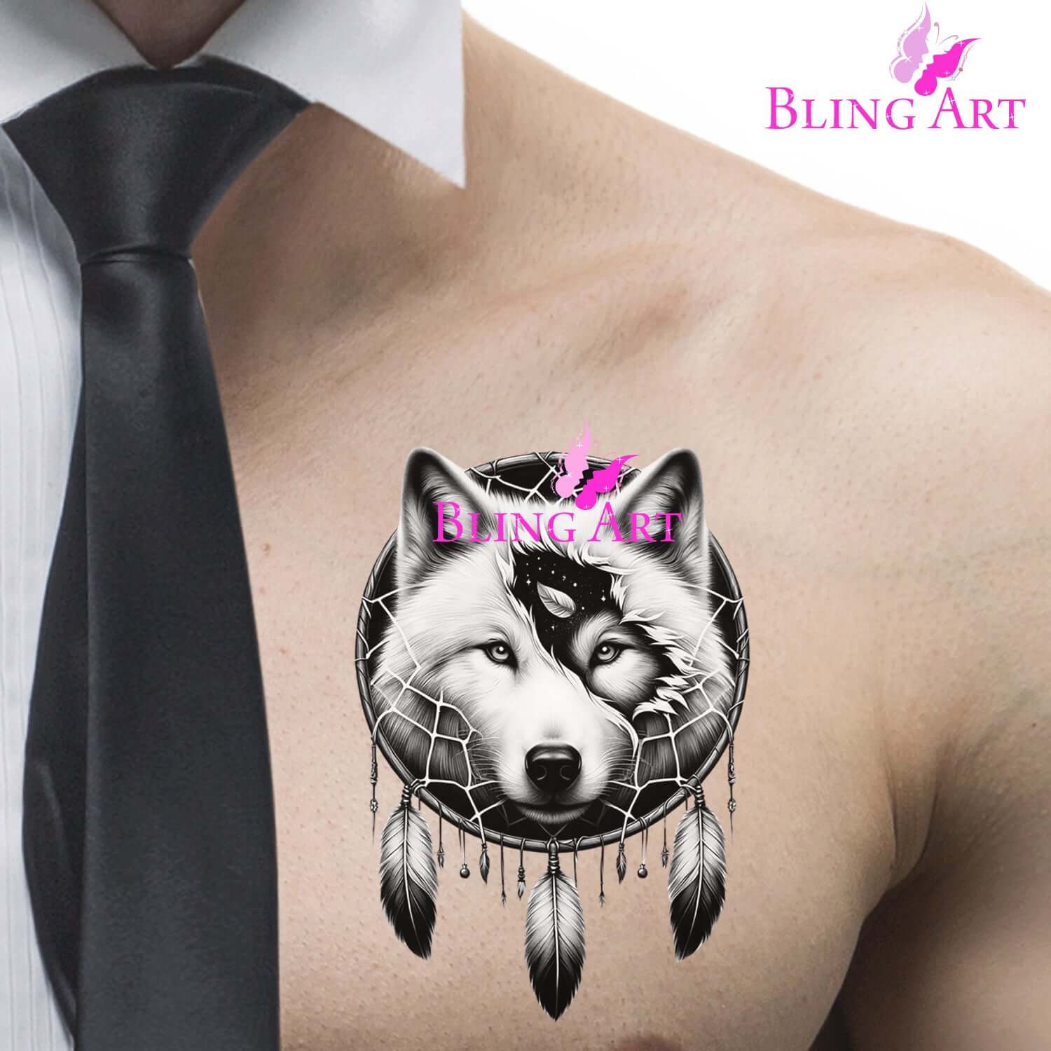 Dreamcatcher Wolf - Echo - Instant Digital Download