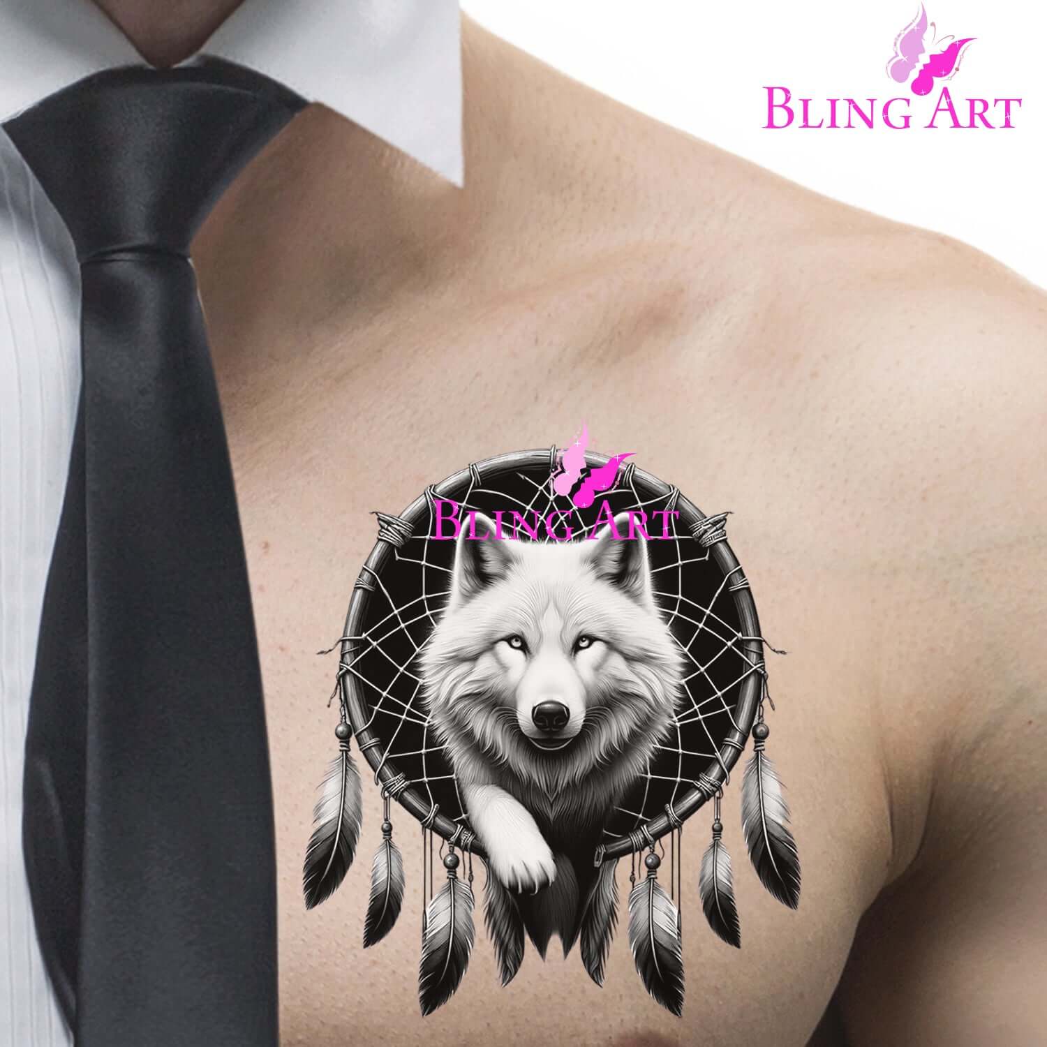 Dreamcatcher Wolf - Guardian - Instant Digital Download