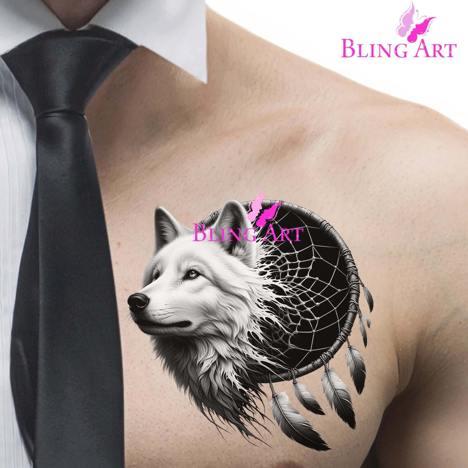 Dreamcatcher Wolf - Wanderer - Instant Digital Download