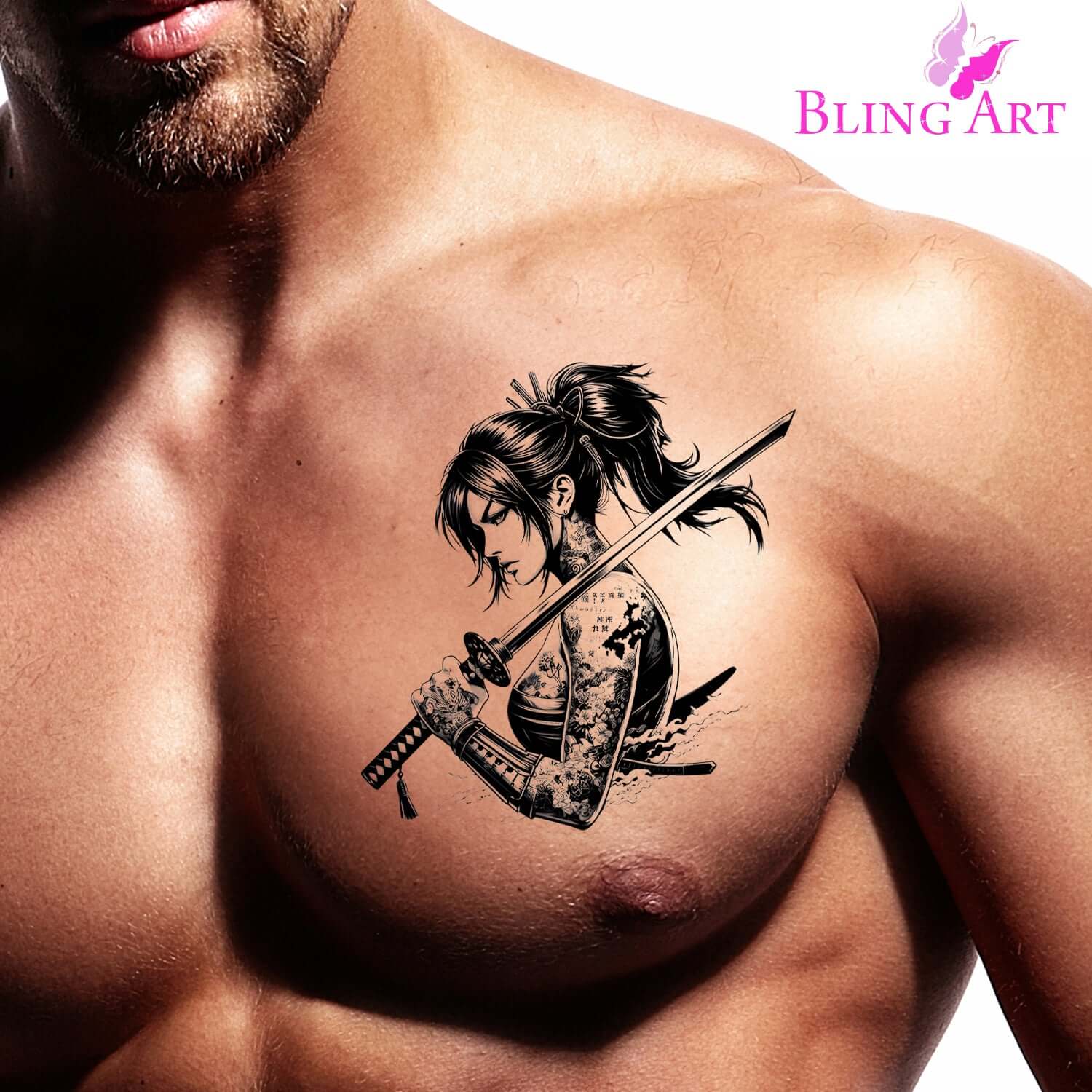 Japanese Samurai - Rin - Instant Digital Download