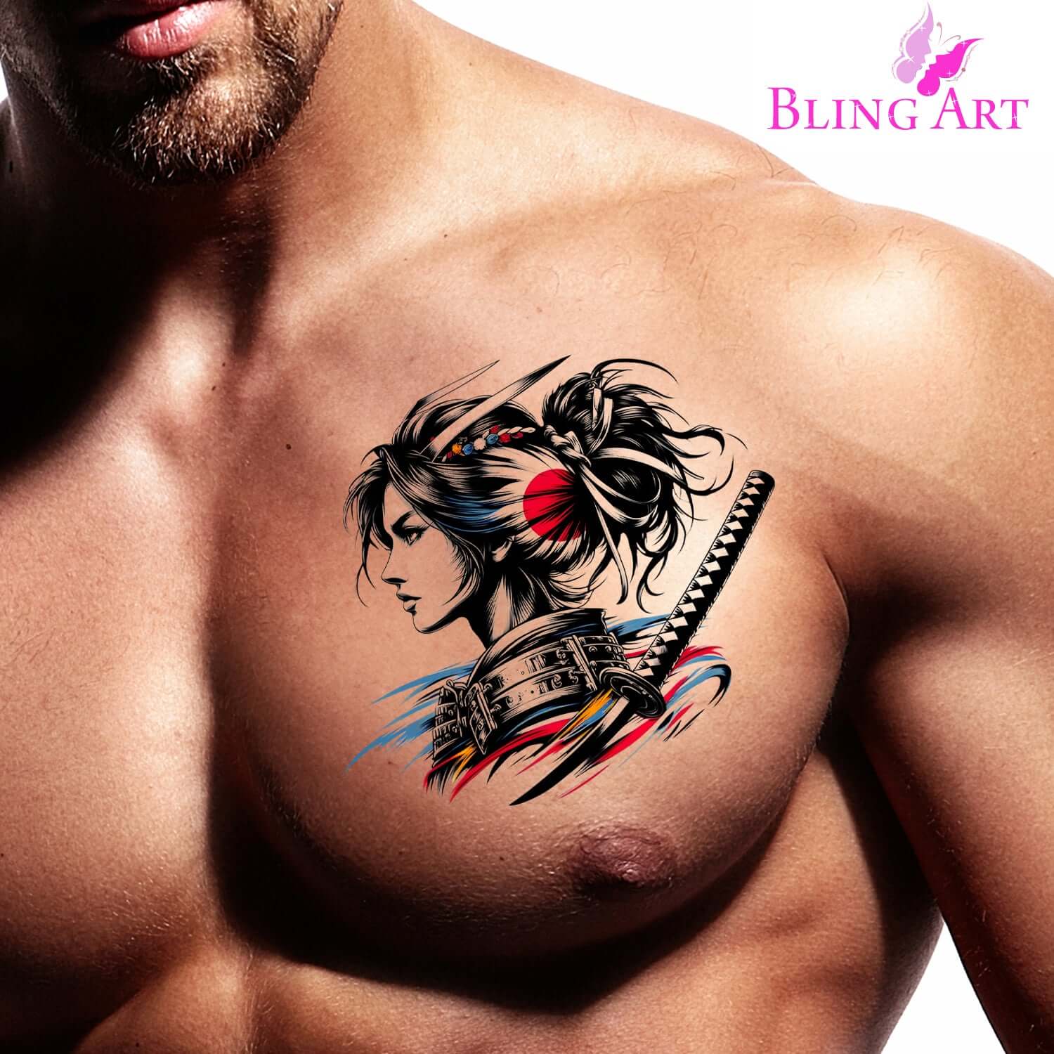 Japanese Samurai - Natsuki - Instant Digital Download