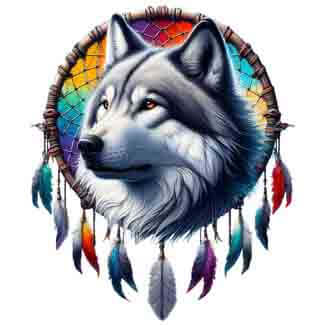Dreamcatcher Wolf - Eternal Harmony - Instant Digital Download