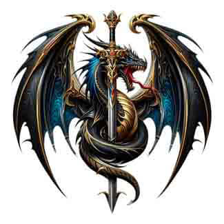 Dragon Mythical - Instant Digital Download