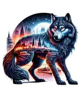 London Wolf - Instant Digital Download