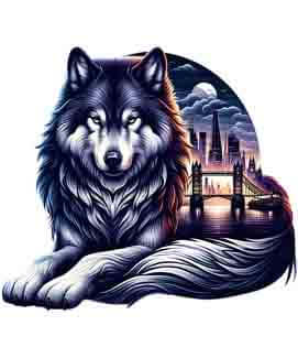 London Wolf - Instant Digital Download