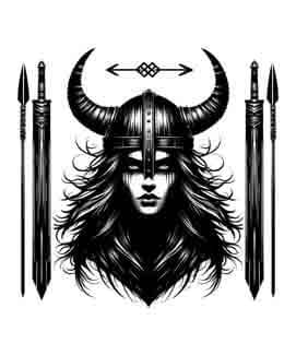 Viking Valkyrie Warrior - Ironforge - Instant Digital Download