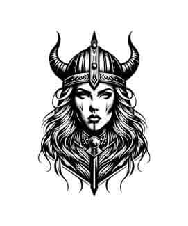 Viking Valkyrie Warrior - General - Instant Digital Download