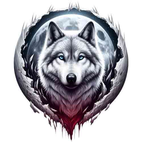 Moon Wolf - Instant Digital Download