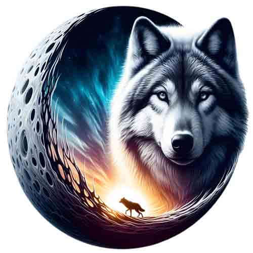 Moon Wolf - Instant Digital Download