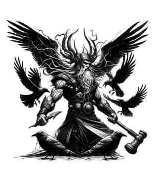 Viking Odin - Stormbringer - Instant Digital Download