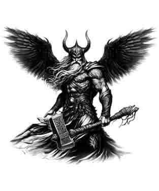 Viking Odin - Strength - Instant Digital Download