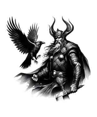 Viking Odin - Highborn - Instant Digital Download