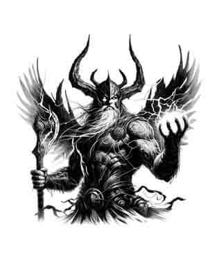 Viking Odin - Tempest - Instant Digital Download