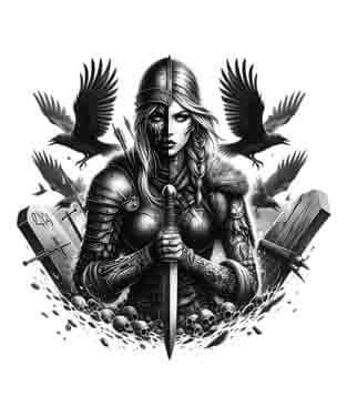 Viking Memorial - Steel Guardian - Instant Digital Download