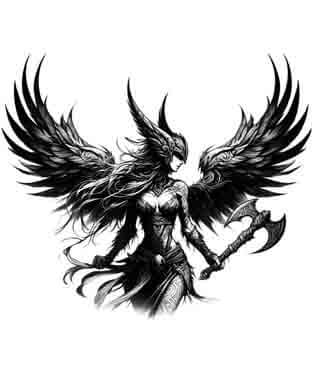 Viking Valkyrie - Guardian's Flight - Instant Digital Download