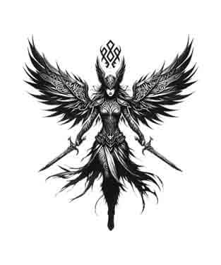 Viking Valkyrie - Fateshaper - Instant Digital Download