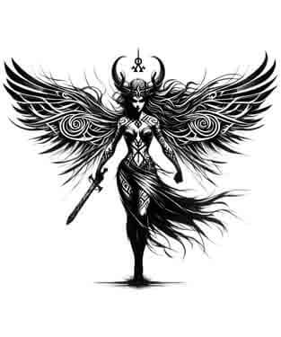 Viking Valkyrie - Valhallan Wing - Instant Digital Download