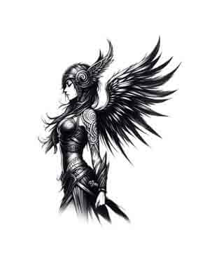 Viking Valkyrie - Sableflight - Instant Digital Download