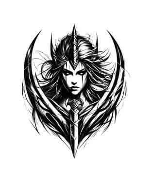 Viking Emblem - Soldier - Instant Digital Download