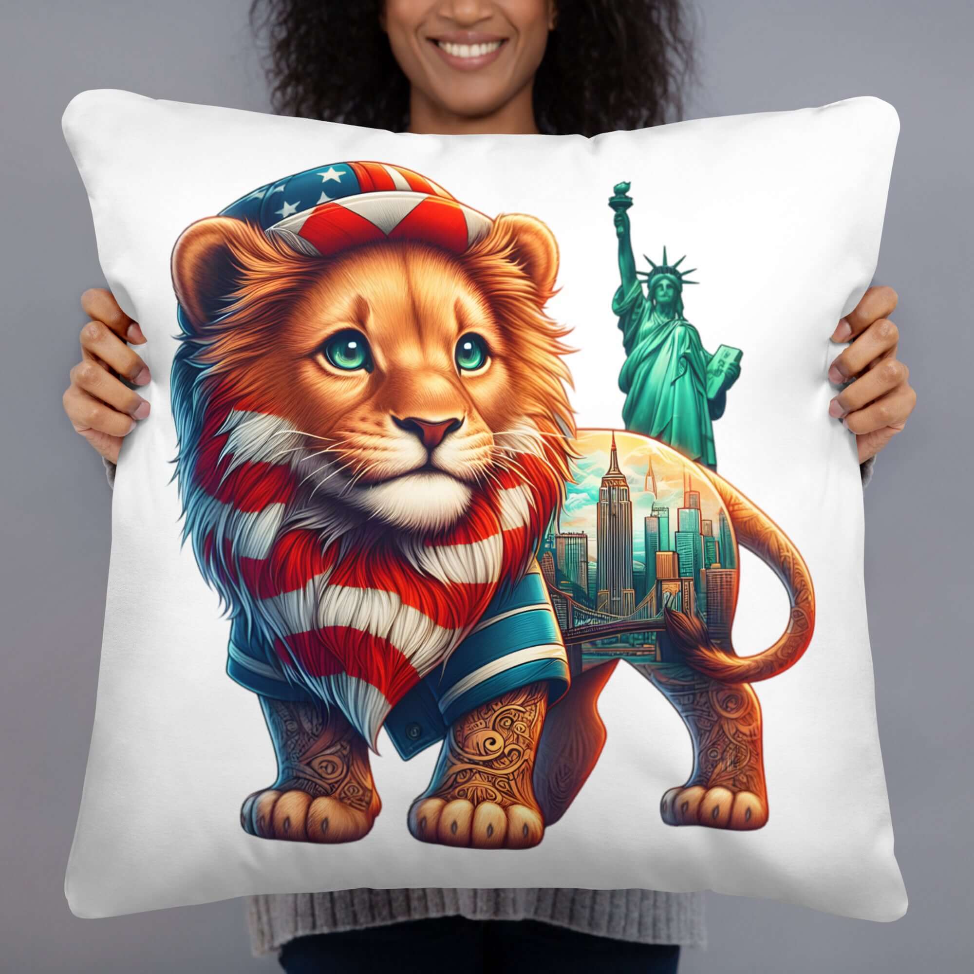 London Butterfly Cushion: City Pillow Design for Home Decor and Lifestyle