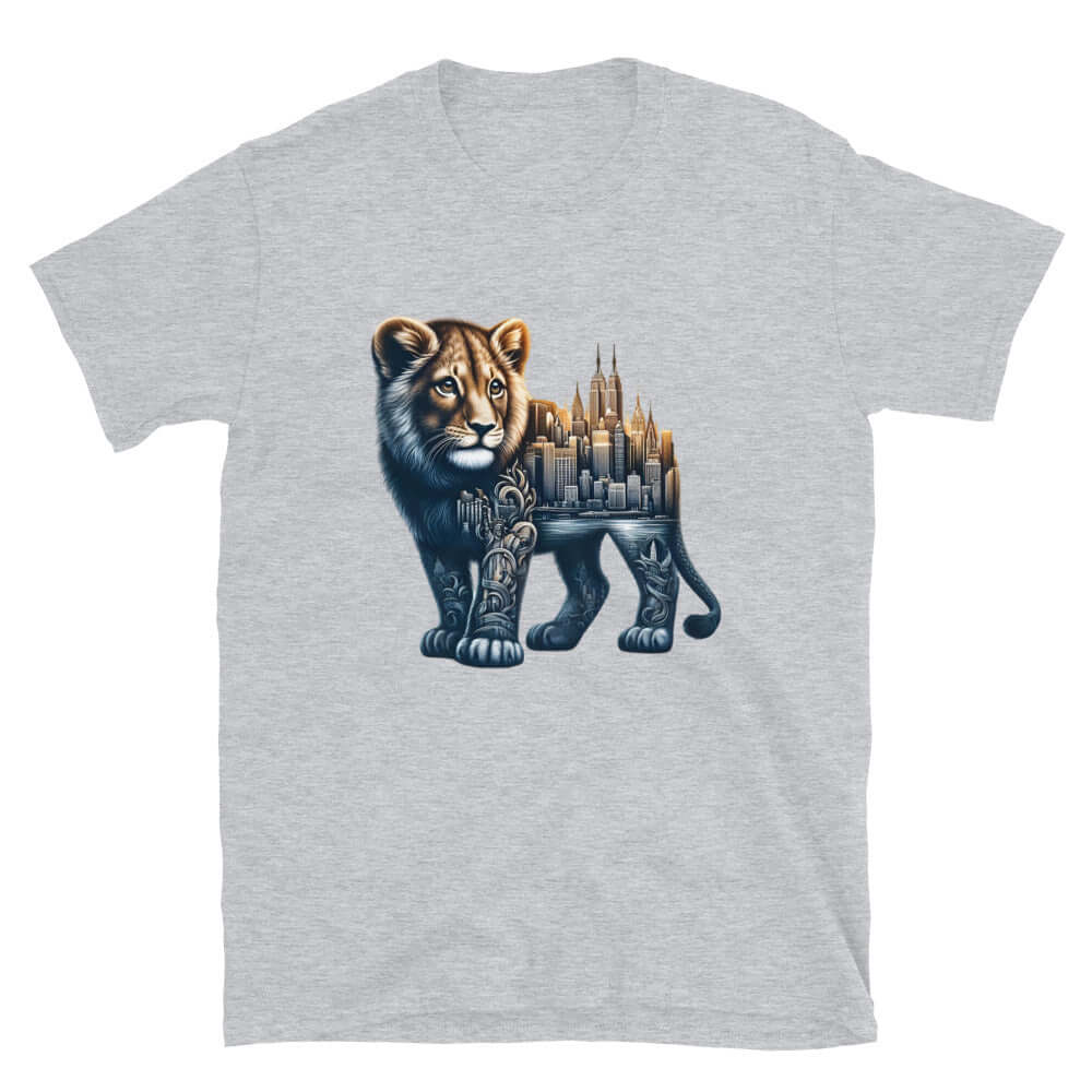 New York Lion - Animal Art Apparel Short-Sleeve Unisex T-Shirt